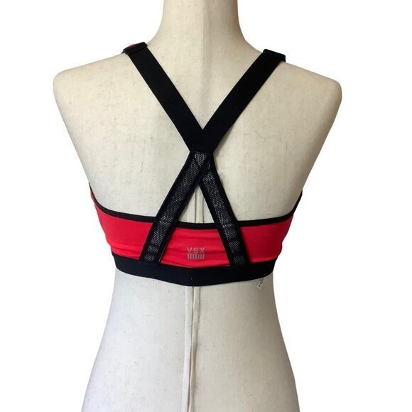 Victoria's Secret VSX Sport Bra Women INCREDIBLE Size 34DD Zip Front Thick Strap - Picture 3 of 8